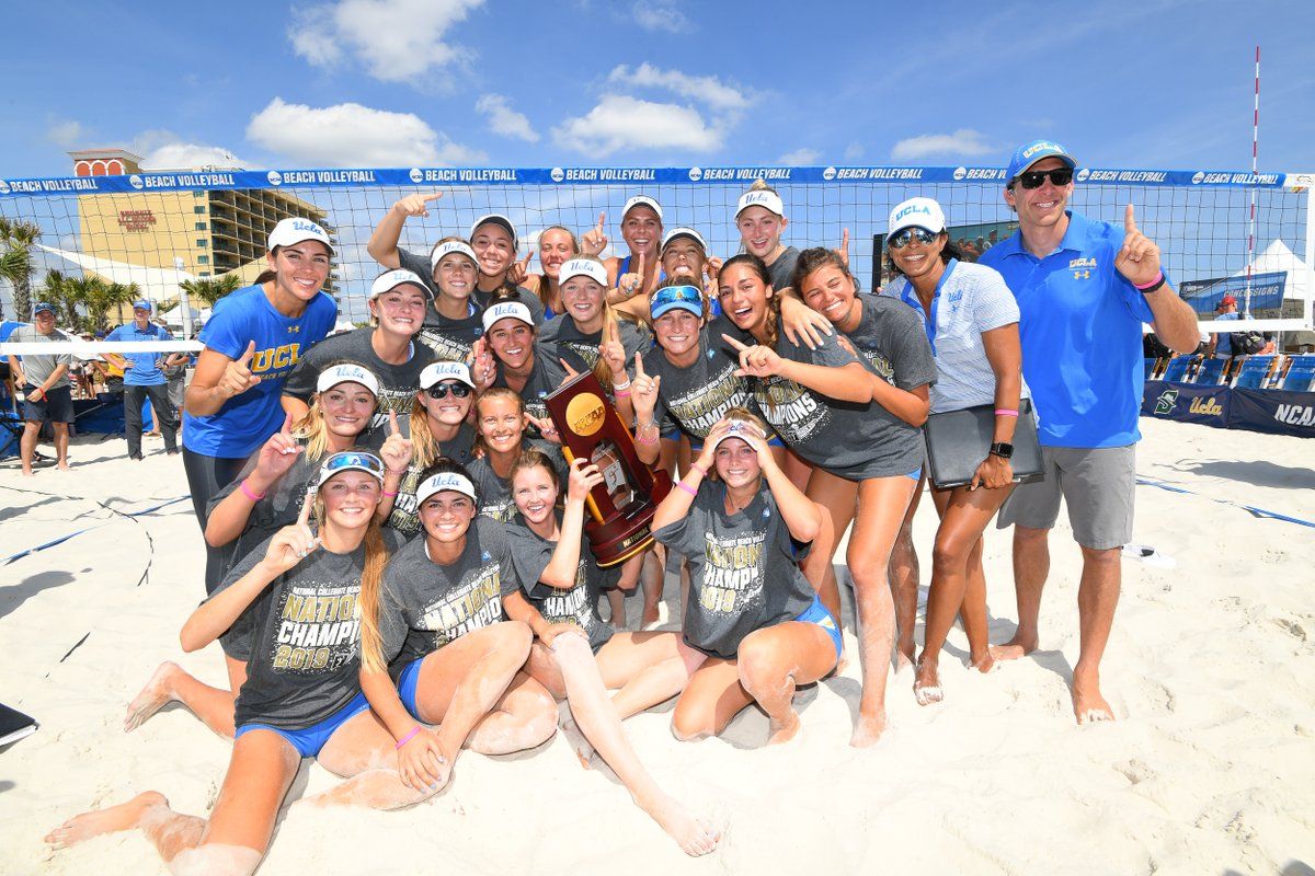 2019 UCLA Beach Volleyball Champions